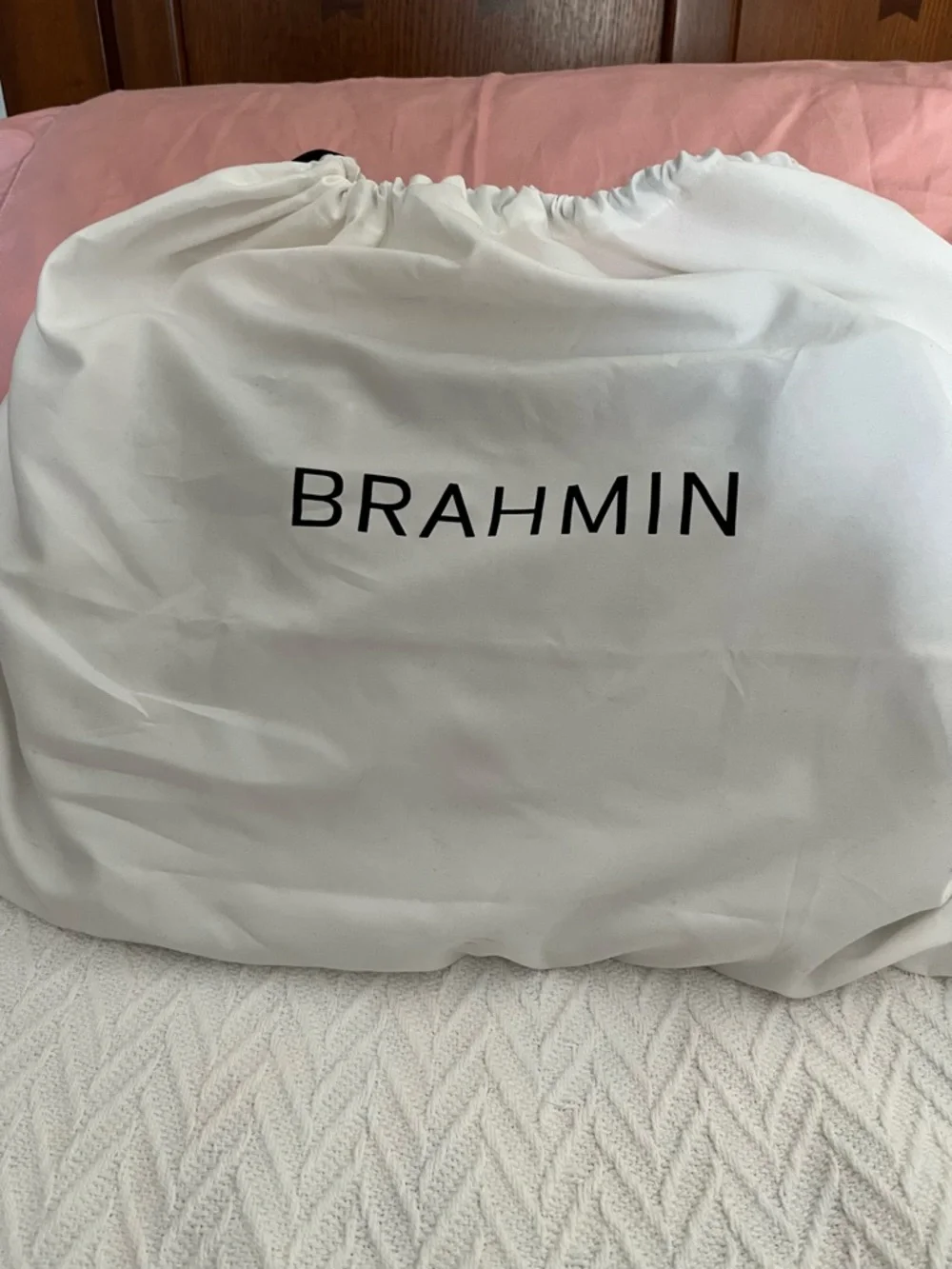 Brahmin Chestnut Brown Leather Tote with Gold-Tone Hardware - Picture 4 of 5